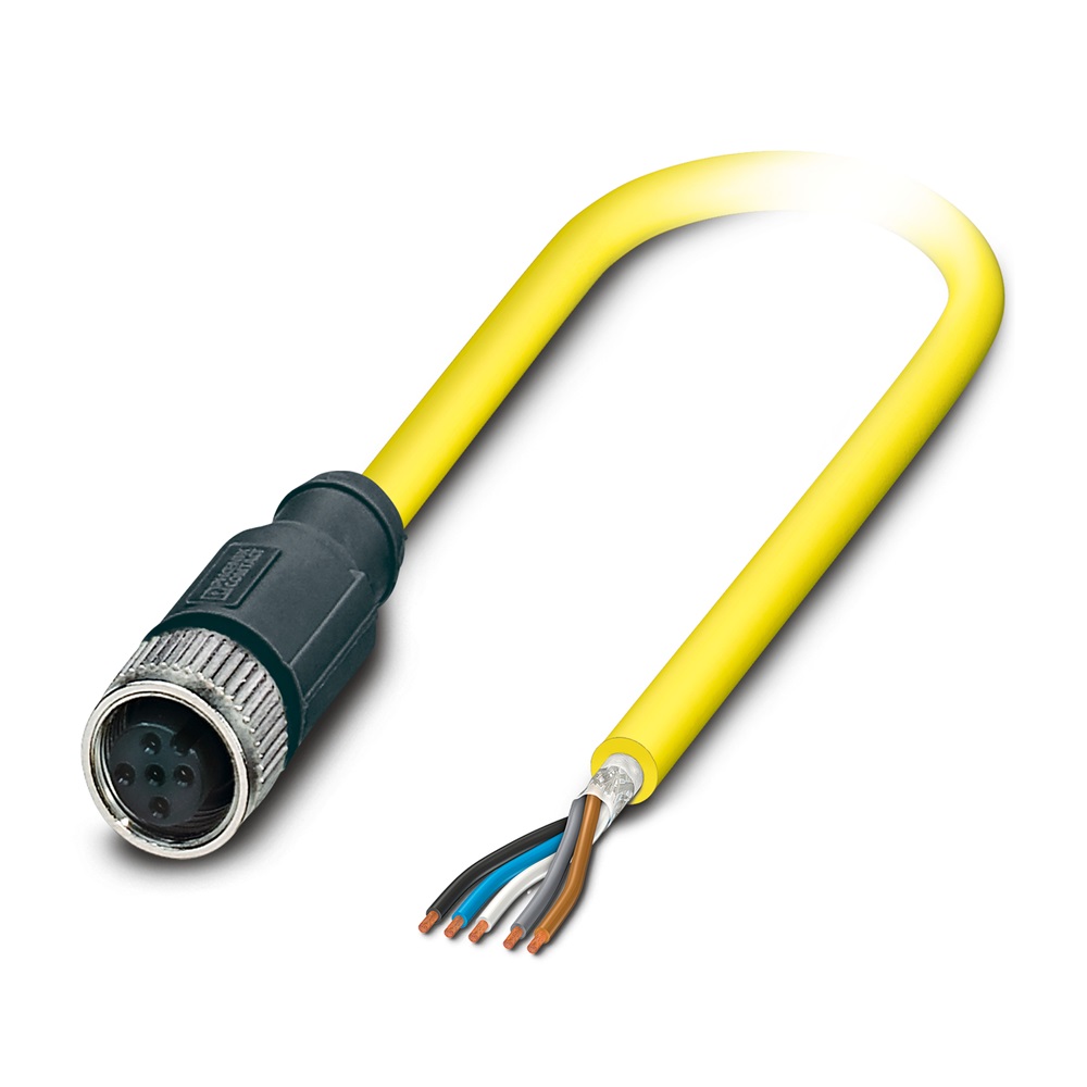 SAC-5P- 5,0-542/M12FS SH BK CAVO SE