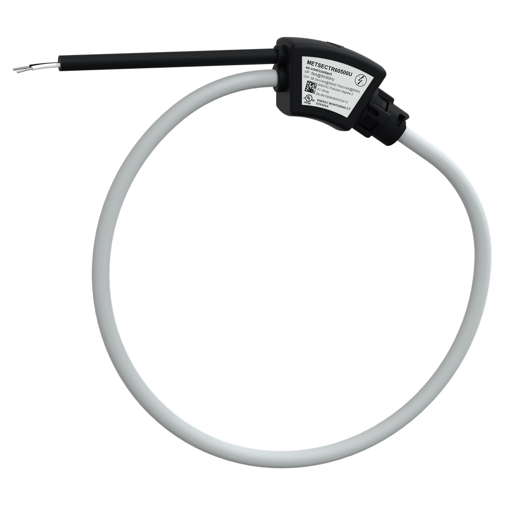 Trasformatore Amperometrico Rogowski 5000A core flessibile installazione retrofit con cavo 2,4m