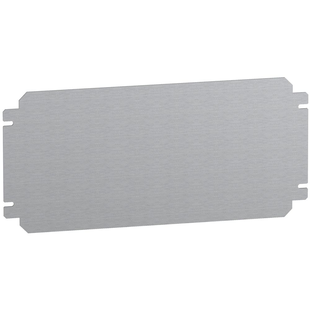Piastra fondo acciaio 150x400 mm protezione settore elettrico montaggio stabile