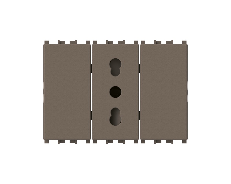 Bitappo Vimar Arkè Metal 16A 3 moduli per impianti elettrici residenziali