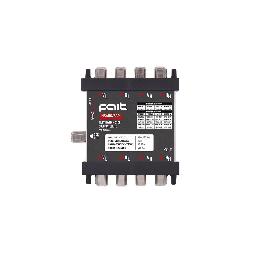 MS4116/SCR-SWITCH SAT DSCR 4IN/4OUT