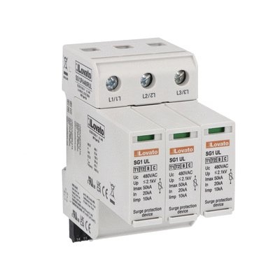 Scaricatore sovratensioni tipo 1 3 poli 480V protezione impianti trifase