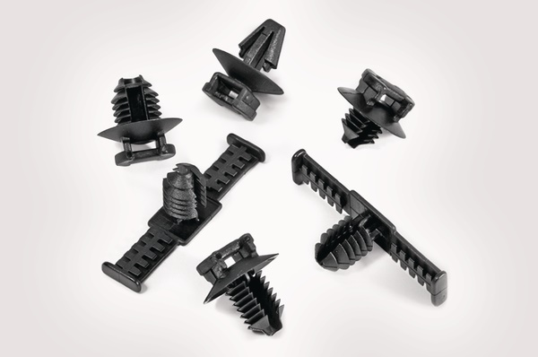 Supporto ancoraggio a pino ATSFT5LG clip fissaggio cavi cablaggi industria automotive elettrodomestici sistema fascette automatiche