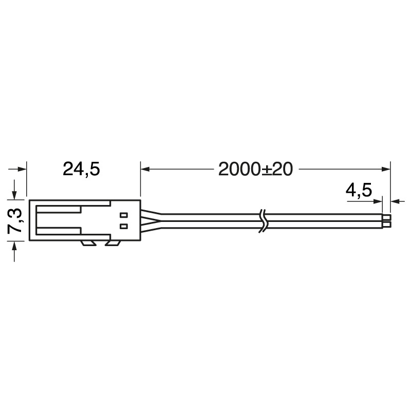 Cavo collegamento maschio ciabatta 2m design compatto uso domestico e professionale