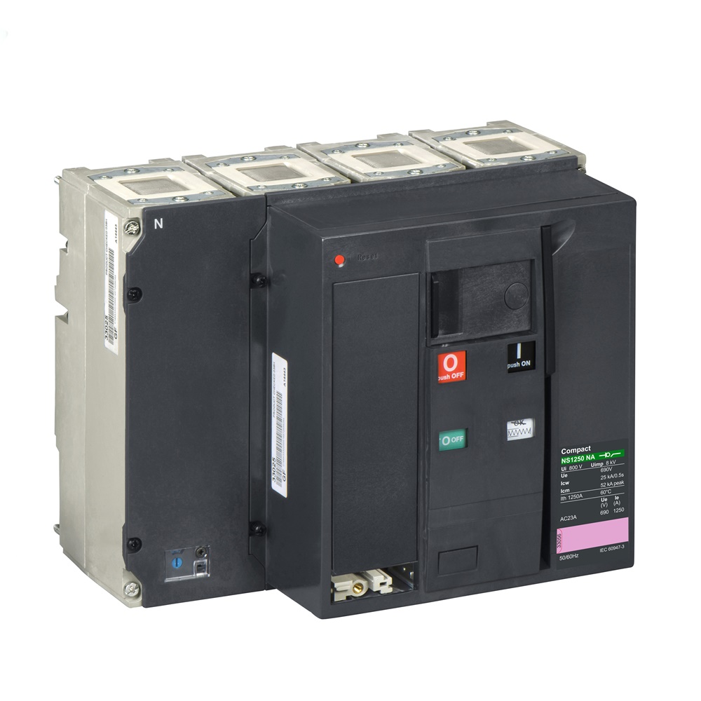 Blocco interruzione non automatico NSX1250 NA DC 1250A 4 poli fotovoltaico industriale