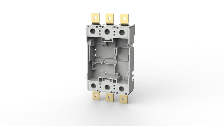 XT5 P FP 630A 4 poli porta fissa interruttore automatico con terminali estesi IEC/UL per uso industriale