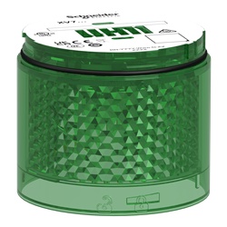 Elemento luminoso LED verde lampeggiante 24V Harmony XVB7 colonna segnalazione IP66 industriale