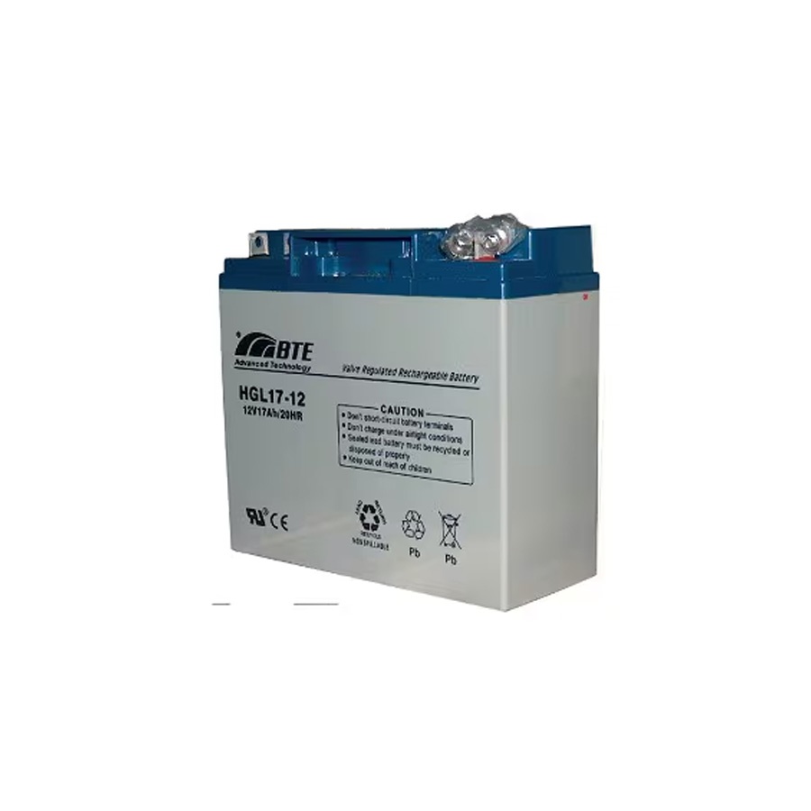 Batteria 12V 17Ah flame retardant per applicazioni elettriche