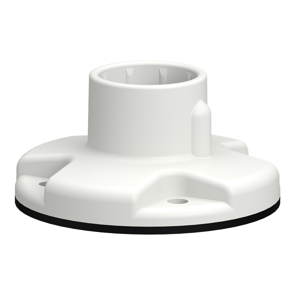 Piastra fissaggio universale plastica bianca colonna luminosa modulare Harmony XV4 XV6 XVB7 IP65