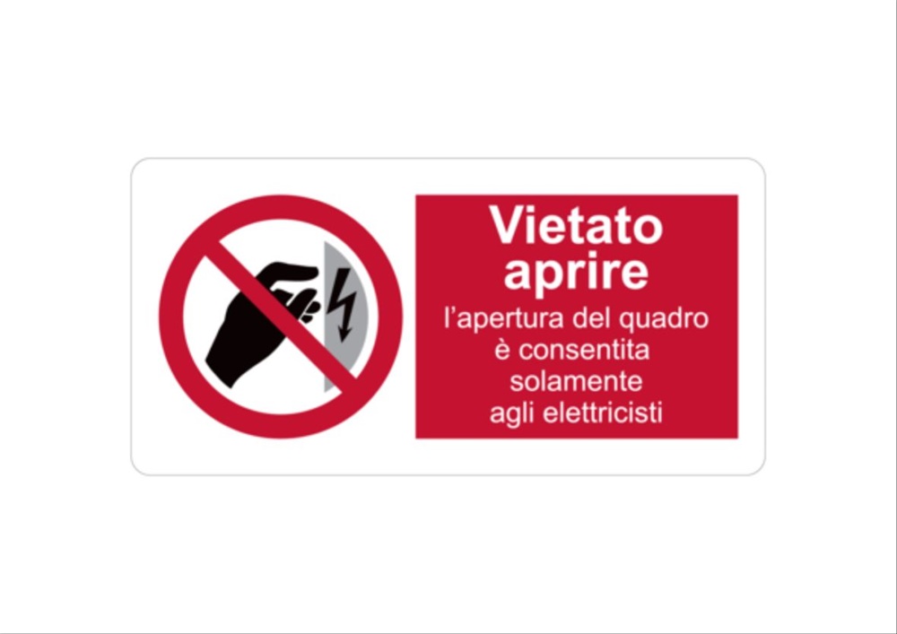 ETICH.DIVIETO PST-LSR DIM.105X210MM