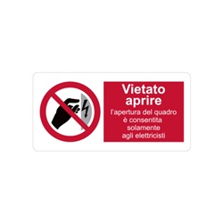 ETICH.DIVIETO PST-LSR DIM.105X210MM
