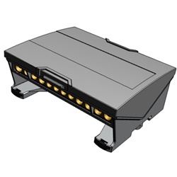 Ripartitore modulare 125A 4 poli larghezza 175,2 mm per distribuzione elettrica