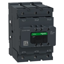 Contattore Tesys Deca Advanced 3 poli 115A 440V bobina ACDC 200-500V applicazioni AC-3