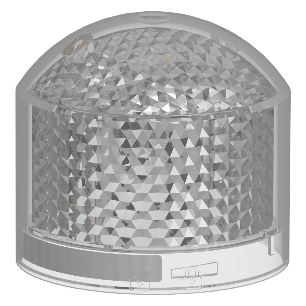 Elemento luminoso singolo bianco Harmony XVB7 LED 24V IP66 per segnalazione industriale