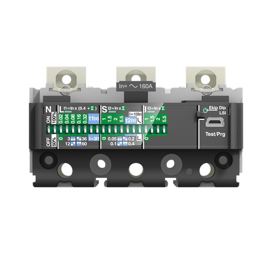 Modulo elettronico EKIP M DIP 160A 3 poli per interruttori Tmax XT2 protezione impianti elettrici