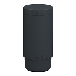 Base modulare colonna luminosa Harmony XV6 Ø60mm IP65 100-240VAC con coperchio grigio scuro per segnalazione industriale