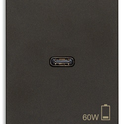 Alimentatore USB C 60W Power Delivery per notebook tablet smartphone nero