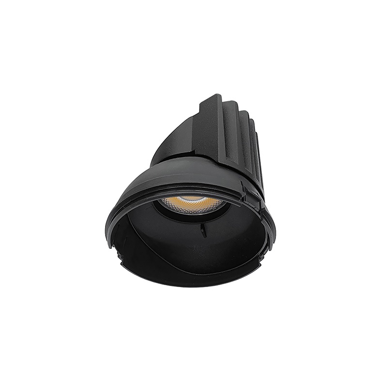 Modulo LED nero 7W 4000K IP20 orientabile per incasso ambienti interni retail musei