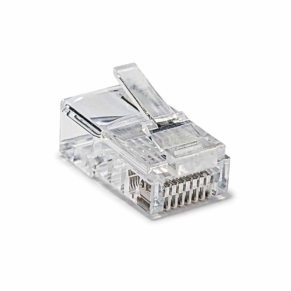 Plug CAT6A passante 8 poli RJ-45 non schermato per cavi rete