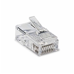 Plug CAT6A passante 8 poli RJ-45 non schermato per cavi rete