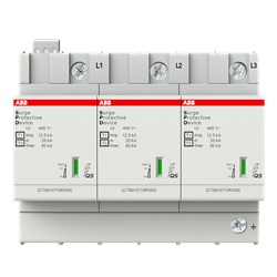 Protezione sovratensioni tipo 1-2 trifase 12,5 kA 440 V per impianti elettrici industriali e civili