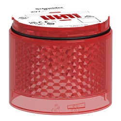 Elemento luminoso LED rosso rotante Harmony XVB7 colonna modulare Ø70 mm IP66 industriale