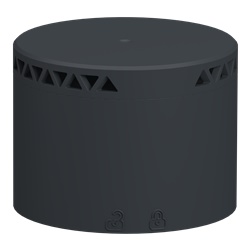 Elemento sonoro autoregolante Harmony XVB7 colonna luminosa modulare Ø70mm 24V IP66 industriale