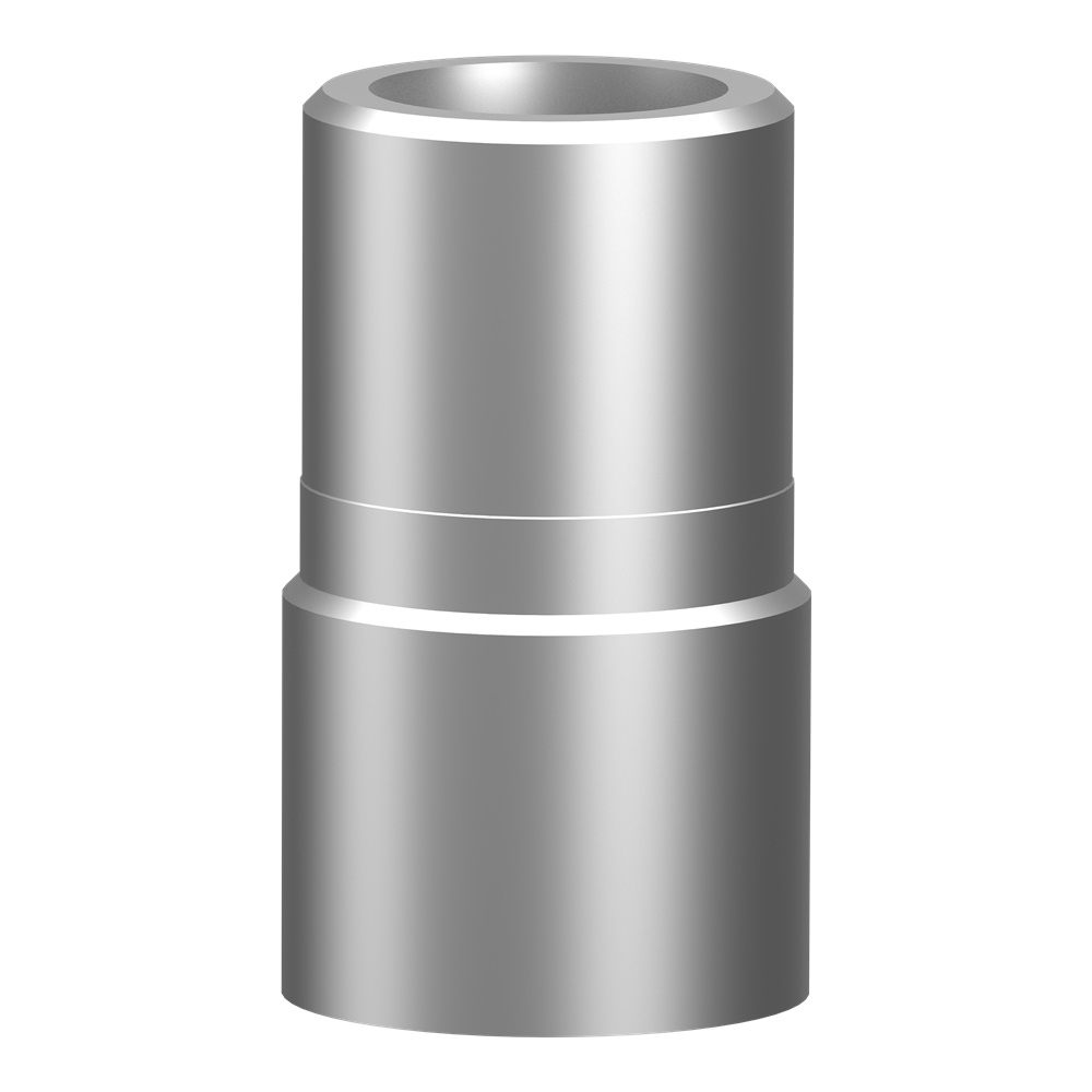 Adattatore montaggio universale 1/2 NPT acciaio argento per colonne luminose Harmony XV4 XV6 XVB7 IP66