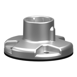 Piastra fissaggio universale plastica argento colonna luminosa modulare Harmony XV4 XV6 XVB7 IP65