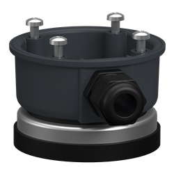 Adattatore magnetico plastica grigio supporto montaggio universale colonne luminose Harmony XV4 XV6 XVB7 IP65