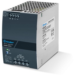 Alimentatore switching 20A 24VDC 480W trifase per guida DIN IP20
