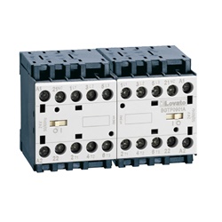 Teleinvertitore 9A AC3 4KW bobina 230VAC con interblocco meccanico pin retro circuito stampato