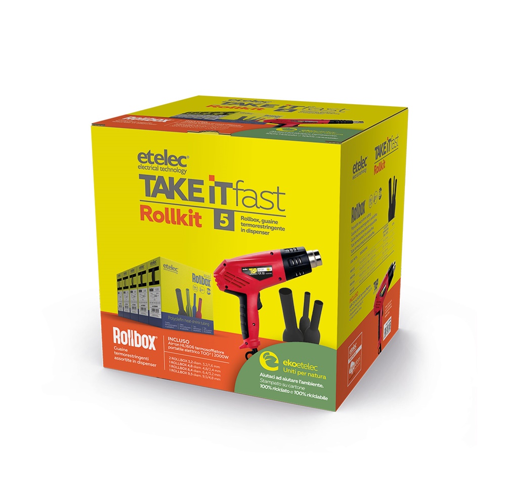GUAINA TERMORESTRINGENTE KIT 5PZ +