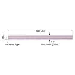 Striscia LED COB 9W/m 24V IP66 CRI90 illuminazione efficiente ambienti interni esterni