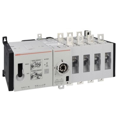 COMMUTATORE MOTORIZZATO 4 POLI 160A 230VAC per impianti elettrici industriali e civili