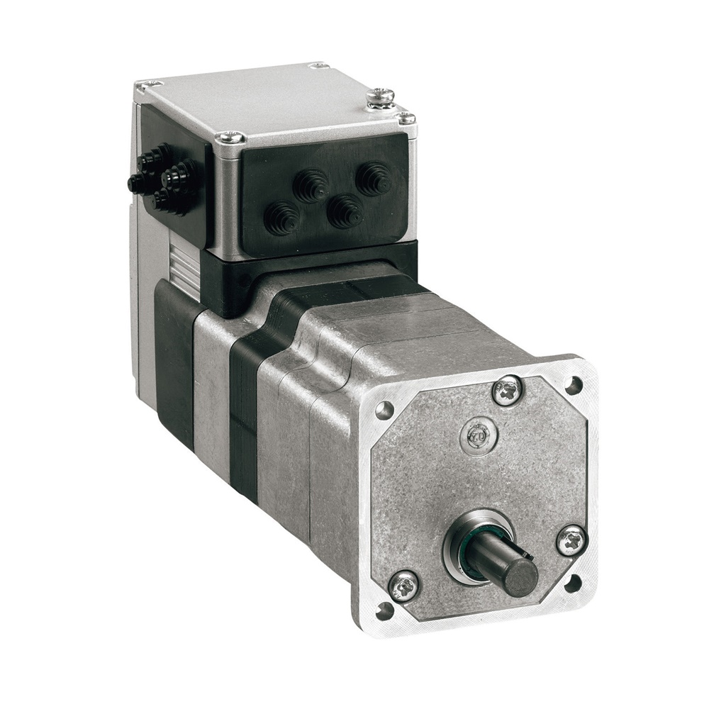 Motore brushless CC 24-48V con interfaccia Modbus TCP, compatto per automazione industriale