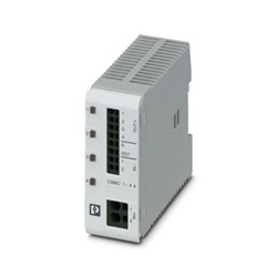 Interruttore protezione elettronico 4 canali 24V DC guida DIN