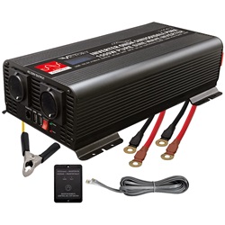 Inverter professionale 1500W 12V onda pura per alimentazione stabile dispositivi sensibili uso elettrico professionale e domestico
