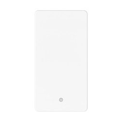 Interruttore unipolare 16A 16AX bianco con LED integrato per impianti civili