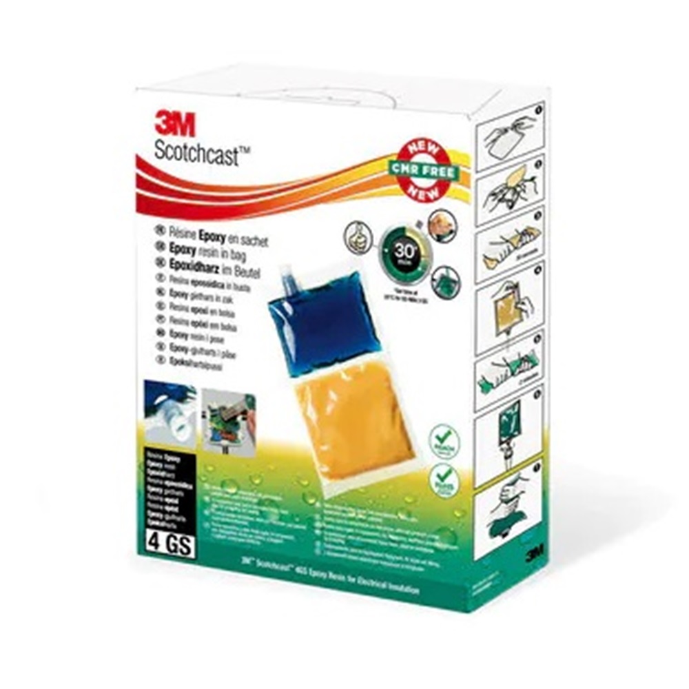 Resina epossidica bicomponente S-CAST 4 GS C 370 ml per isolamento e protezione giunzioni elettriche fino 1 kV