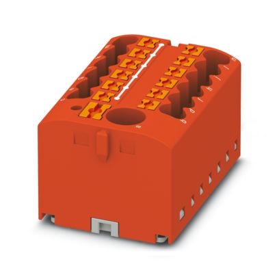 Morsetto distribuzione PTFIX 6/12x2,5 mm² rosso per impianti elettrici