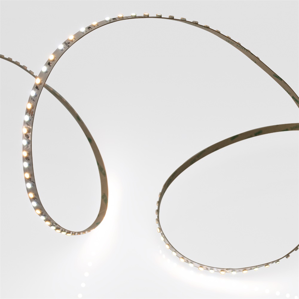 Strip LED 1m 9,6W/m bicolor 2700-6000K IP20 per illuminazione interna residenziale e commerciale