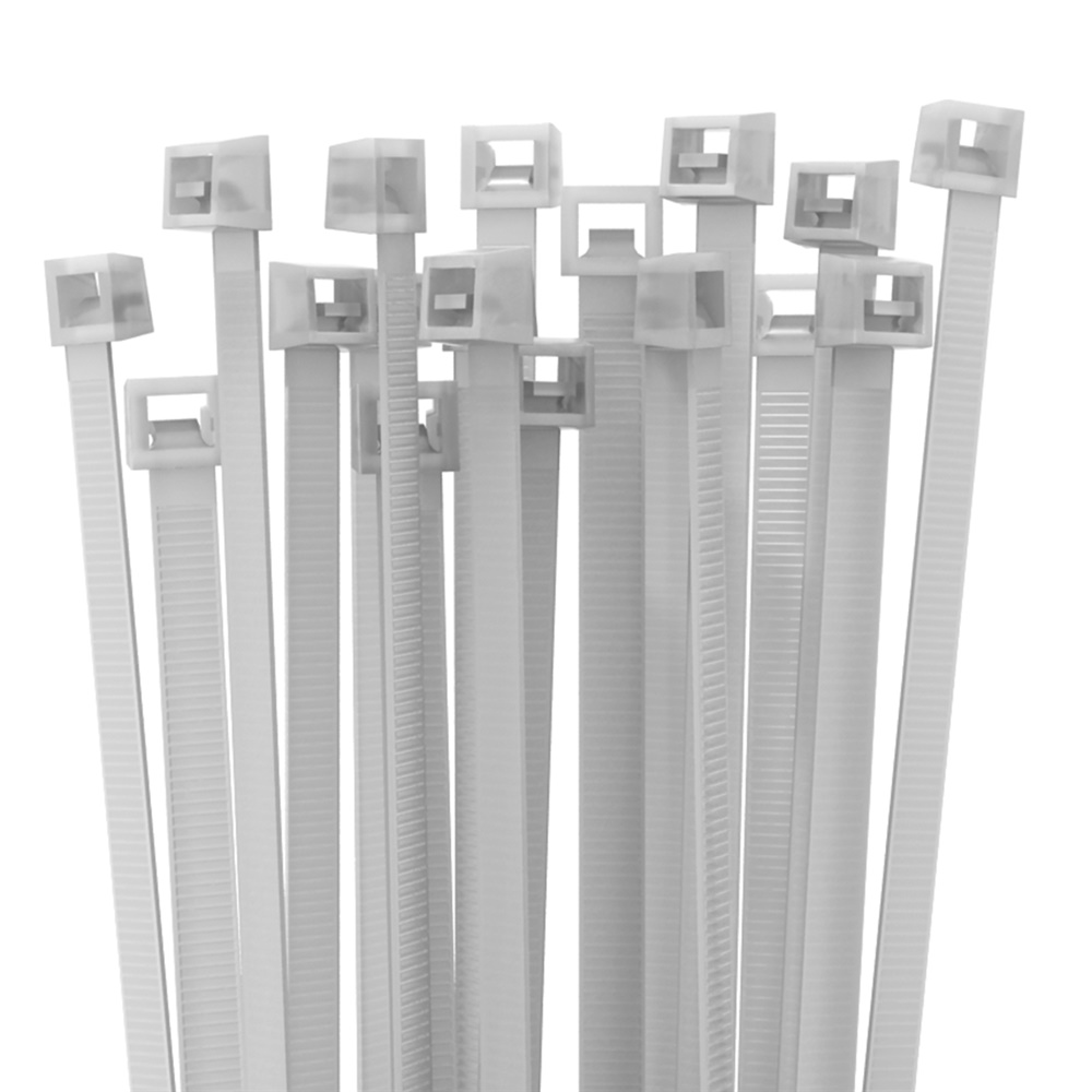Fascette cablaggio nylon 160x2,5 mm resistenti durevoli per impianti elettrici domestici e industriali