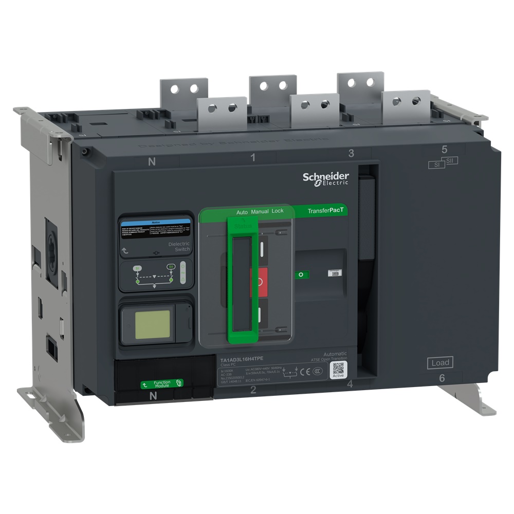 Transferpact Active commutatore rete 800A 400V 3P bassa tensione per edifici industriali e commerciali