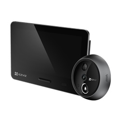 Spioncino smart 4K colore Silver per sicurezza abitazioni controllo accessi digitale