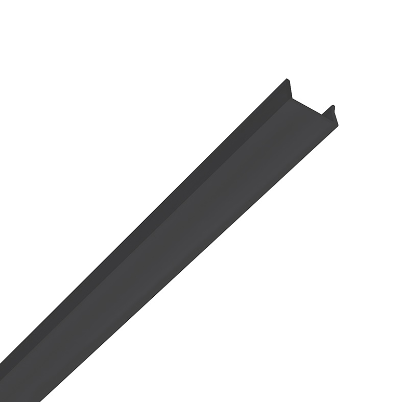 Schermo diffusore superiore trasparente 2 metri profilo alluminio estruso per strip LED uso versatile