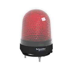 Dispositivo luce rotante rosso con buzzer 12-24 VDC per segnalazione macchine industriali