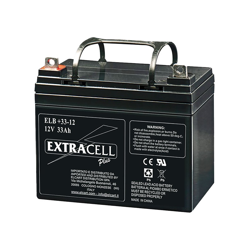 Batteria al piombo 12 V DC 33 Ah alta durata per applicazioni elettriche