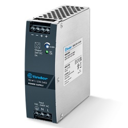 Alimentatore Switching 5A 24VDC 120W montaggio su guida DIN