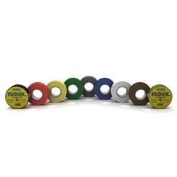 Nastro isolante PVC nero 19 mm x 25 m x 0,15 mm per impianti elettrici civili e industriali